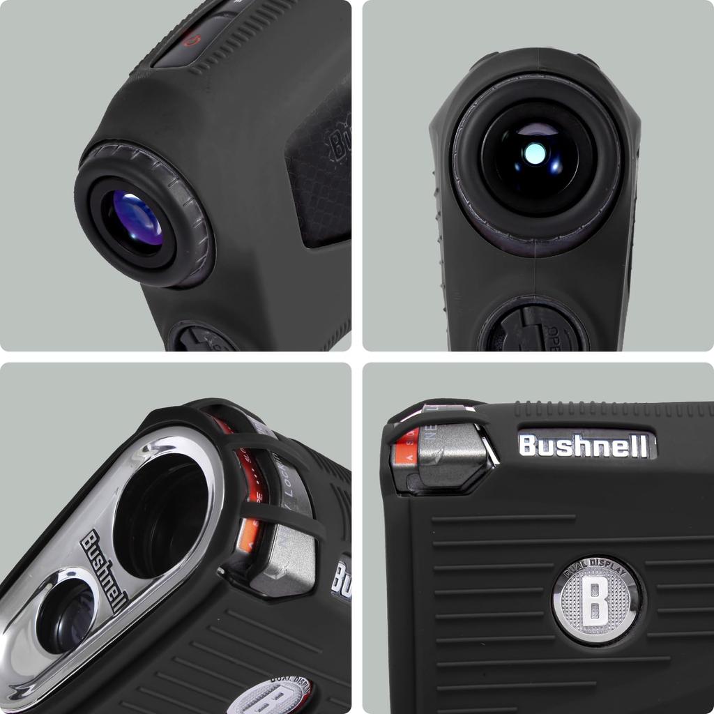 JAWEGOLF Silikonhülle Kompatibel mit Bushnell Pro X3 Golf-Entfernungsmesser (Schwarz)