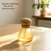 Cute Snowman Glass Diffuser Bottle, Mini Essential Oil Ornament, Creative Desktop Decor, Customizable with Logo