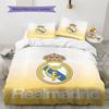 Madrid teamlogo Patroon Beddengoed Huisdecoratie Verjaardagscadeau (1 dekbedovertrek + 2 kussenslopen, zonder binnenkussen)