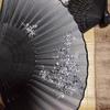 1Pc Folding Fan Bamboo Ancient Fan Handmade Chinese Traditional Decorative Craft Fan for Home Decor