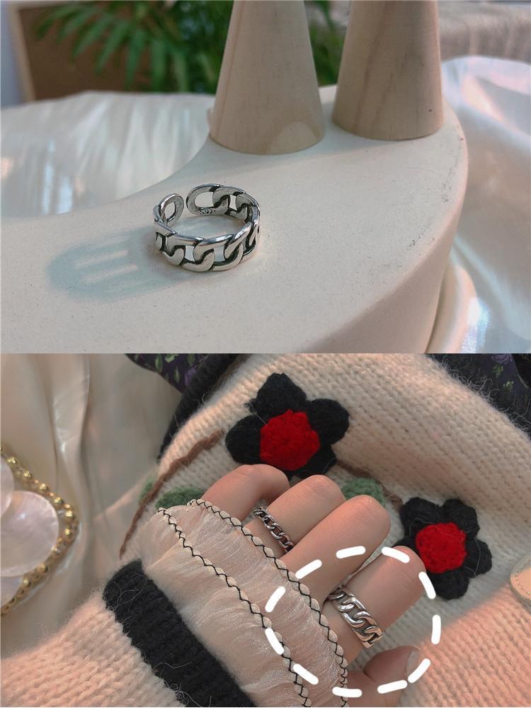 Sterling Stylish 925 Silver Womens Ring With Unique Open Design And Retro Smile Face For A Distinctive Fashion Statement
