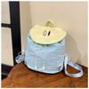 Schoolbag New Summer Dopamine Contrast Mini Backpack Girls Junior High School Cute Small School Bag Girls Small Backpack