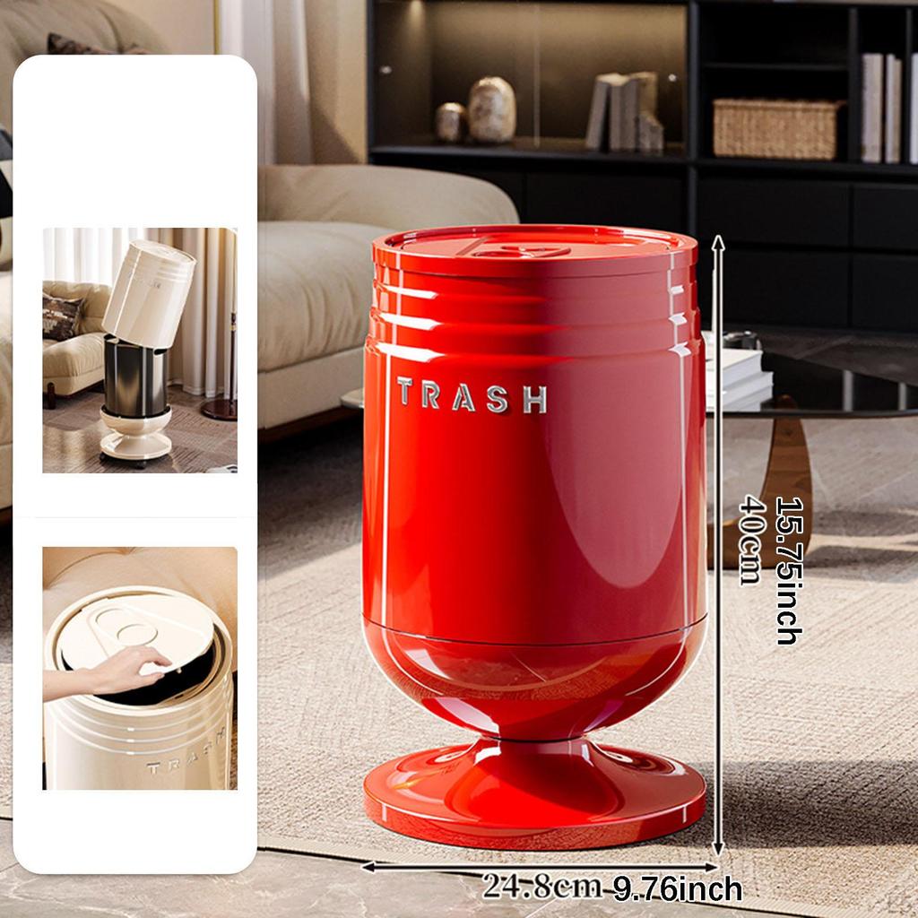 Mülleimer Abfalleimer Mülltonne Modern Tragbar Aufbewahrungseimer Abfallkorb Müll für Badezimmer