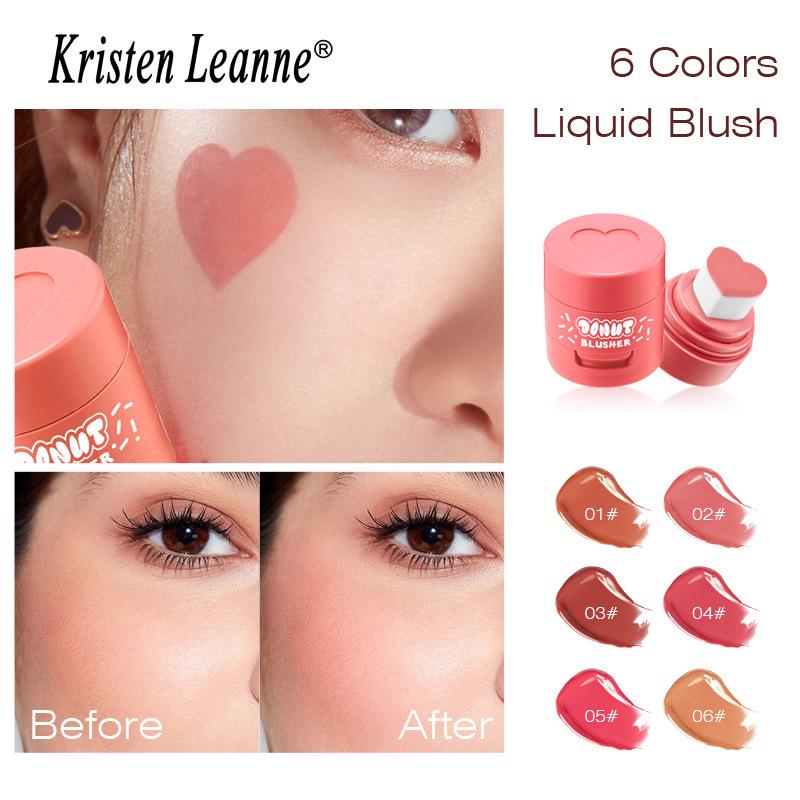 Kristen Leanne Heart Cushion Liquid Blush - Natural Nude Velvet Finish