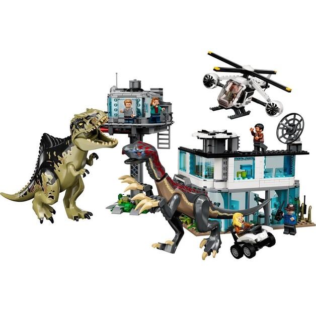 LEGO Jurassic World 76949 Нападение динозавров Гиганотозавра и Теризинозавра