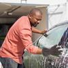 Car Wash Glove 5 Finger Double Sided Car Wash Towel Microfiber Soft Mesh Scratch Resistant Car Wash Cloth Wheel Cleaning