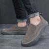 Fashion Male Shoe Breathable Young Students Slip-on Solid Color Sneakers Classic Original Sale Cheap Liquidation Work Men's Casual Shoes