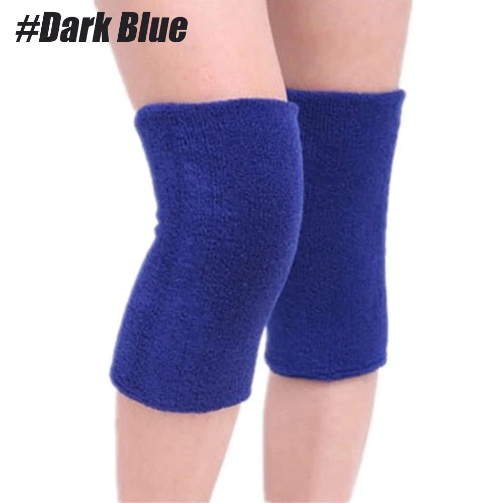 Elastic Towel Knee Pads Dance Protection Sports Fitness Unisex Winter Warm Thermal Knee Sleeves for Joint Pain Arthritis Relief