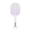 Fly Racket 5W LED Rechargeable Bug Bat Electric Portable Pest Control Device, Star Moon, Green