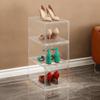 Dust-proof Shoes Storage Box Plastic Sport Shoe Display Case Model Display Box  For Home