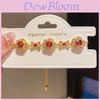 Vintage Flower Bracelet With Zirconia Accents For Women Gift Giving