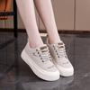 Spring Student Versatile Little White Board Shoes Women's Retro Flat Bottom Low-top Casual Single Shoes Lightweight Breathable Sports Shoes