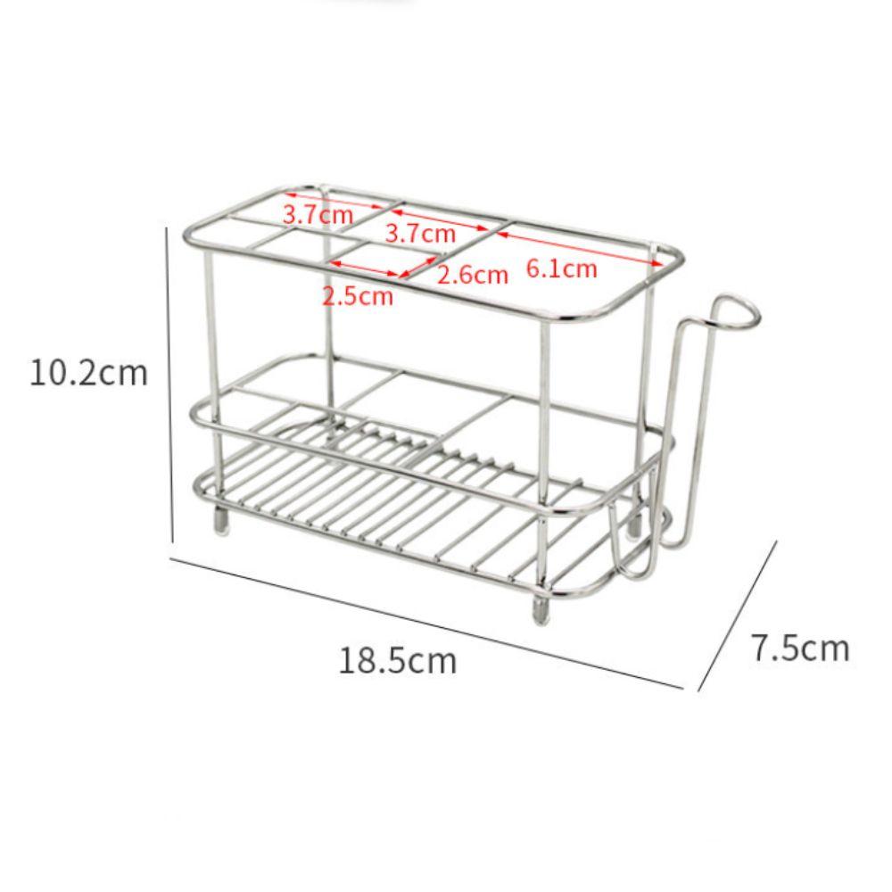 Saving Space Toothbrush Holder Multi-slot Cosmetics Storage Rack New Toothpaste Holder  Bathroom