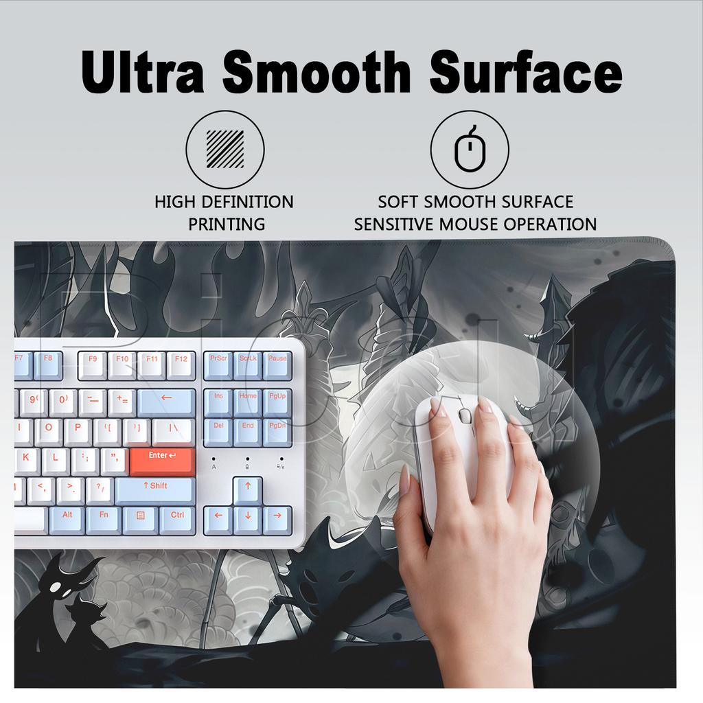 HD XXL Mouse Pad Gamer Computer Desk Mat keyboard Hollow Knight Accessories Laptop Gamer Anti-slip Carpet Table Office MousePad