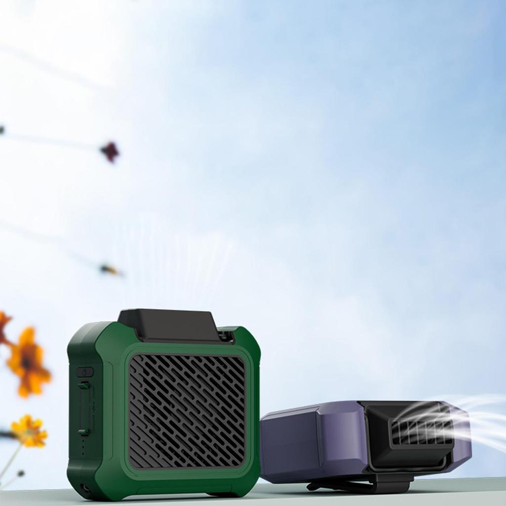 Necklace Fan Hands Free Wearable Fan Gardening 3 Speeds Adjustable Camping Air Conditioning Accessories