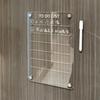 Message Note Monthly Weekly Planner Reusable Schedule Acrylic Calendar Board To Do List Frameless Magnetic Calendar Memo Office
