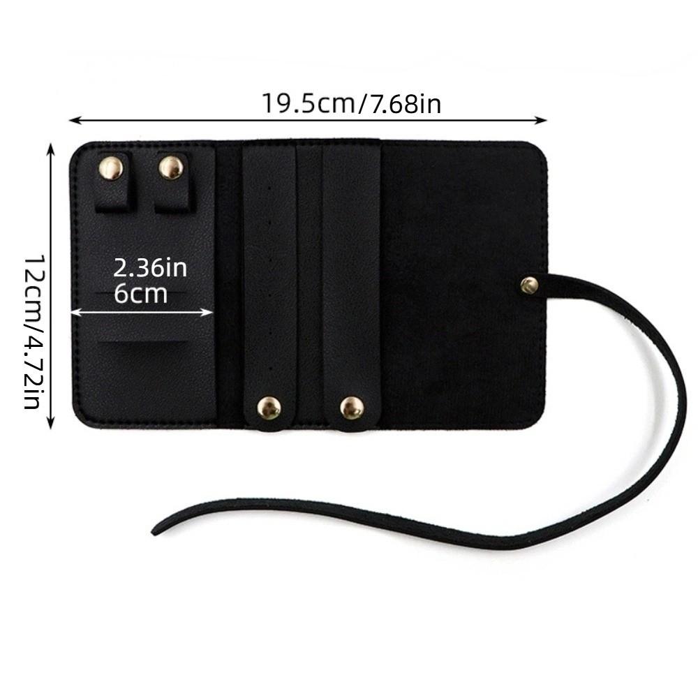 Leichte Packbeutel für Halsketten Faltbare Schmuckkoffer-Tasche für Ohrringe Armband