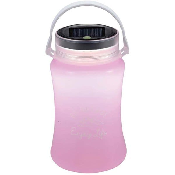 Captain Stag Captain Stag Uk 4046 [floating Led Lantern Type2 Solar   Usb Rechargeable  Pink ]
