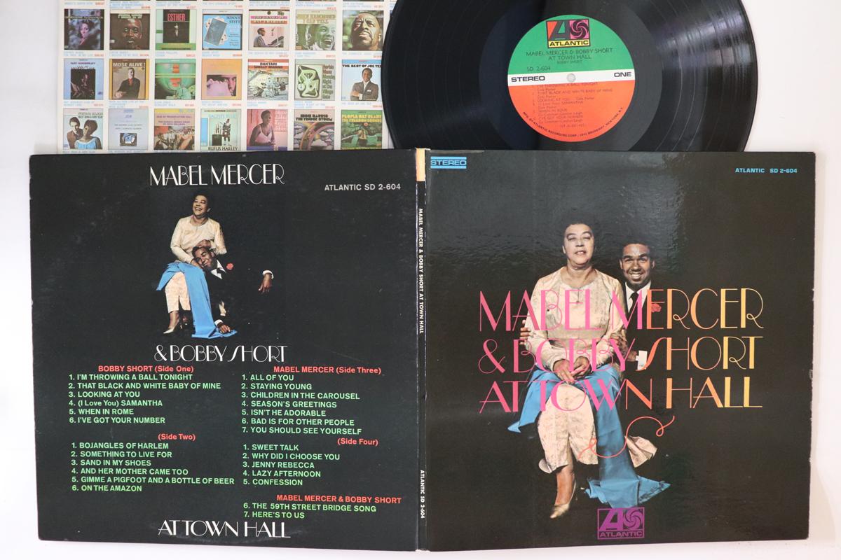 

LP Record MABEL MERCER, BOBBY SHORT - At Town Hall SD2604 ATLANTIC 1969 US Jazz Used