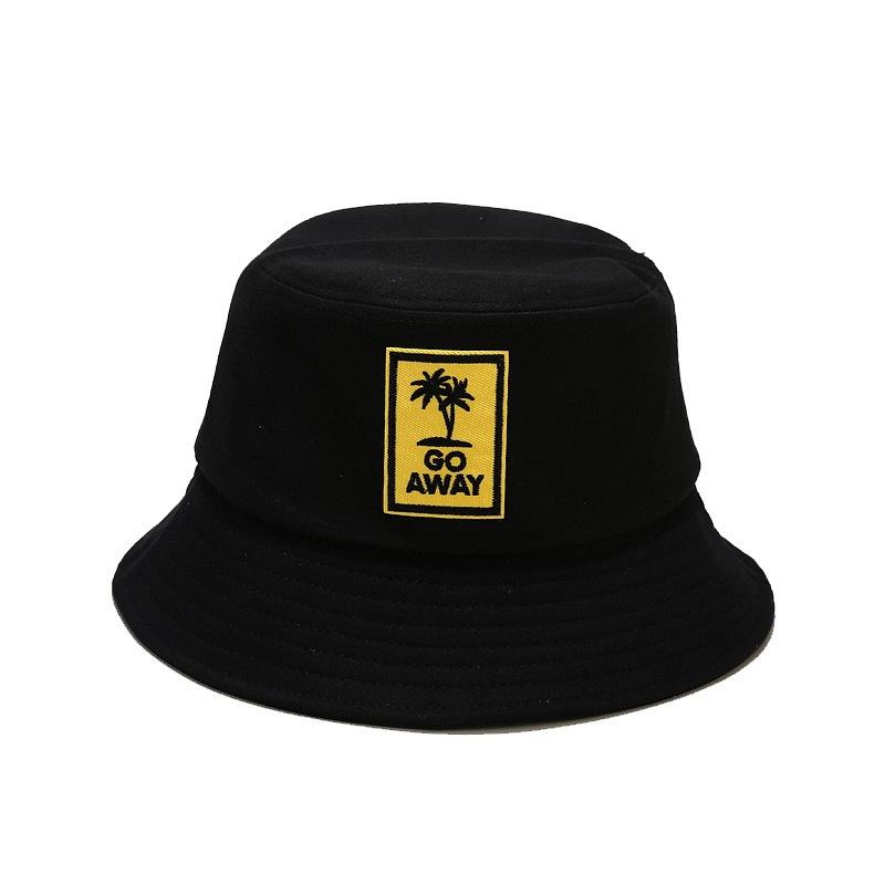 New Men's and Women's Fashion Trend Casual Bucket Hat Go Away Alphabet Basin Hat Student Couple Sun Hat