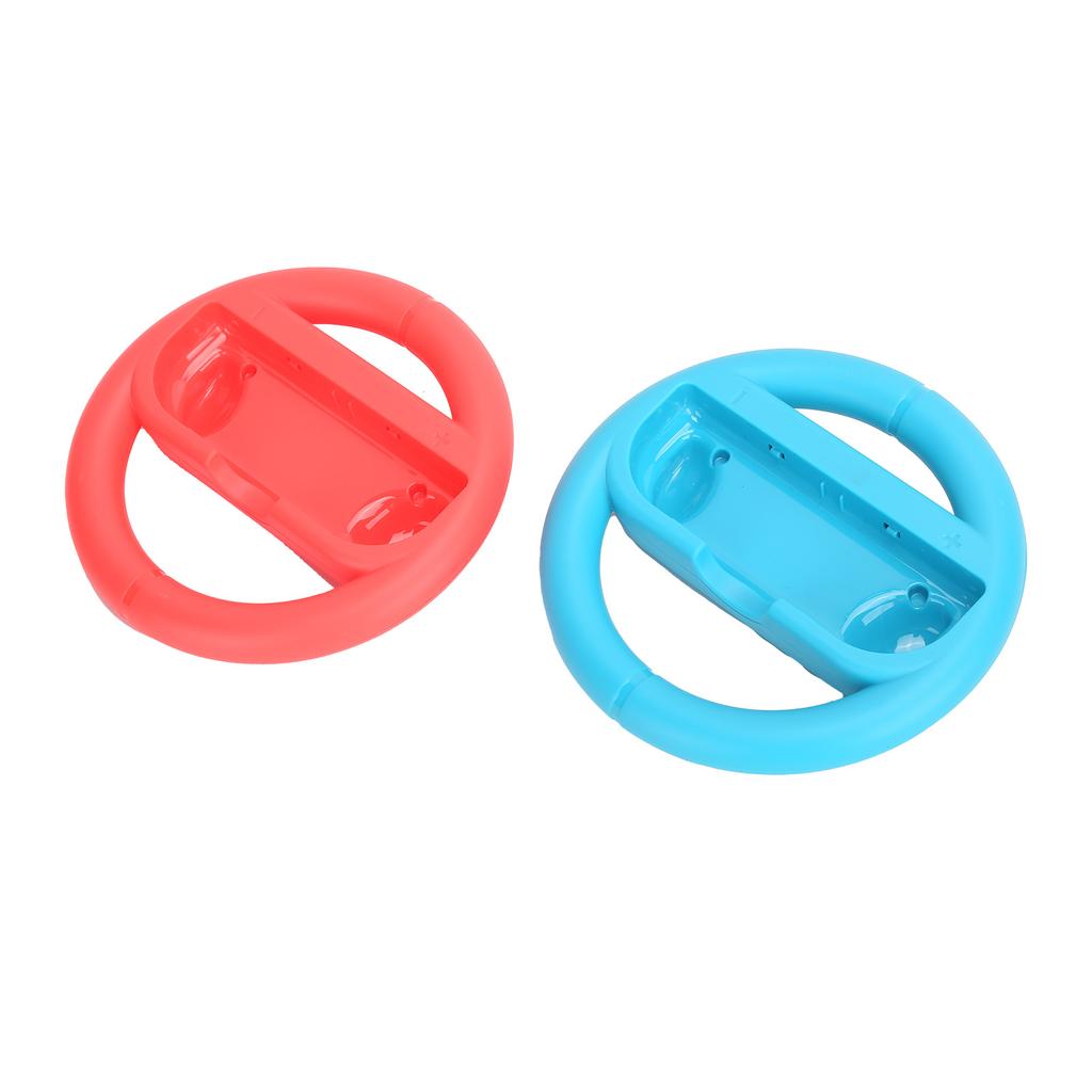 1 Pair Racing Steering Wheel Red and Blue Steering Wheel Grip for Switch Switch Lite