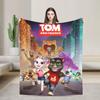 T-Talking T-Tom Und F-Freunde Wurfdecke Für Sofa Weiche Flauschige Plüschdecke 50x60 Zoll Mehrere Größen Tagesdecken Ganzjahres
