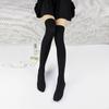 Lolita Cute Vertical Striped Stockings Japan And South Korea Campus Socks Knee Color Warm Pile Socks Long Tube High Tube Women's
