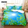 Butterfly Flower Queen Bedding Set Duvet Cover Set Bedding Digital Printing Bed Linen King Size Duvet Cover Set Bedding Set
