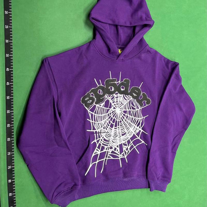 Sp5der Hoodie: Spinnennetz-Design, Unisex Trendiges Hip-Hop-Set Inspiriert von Young Thug