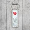 German Shepherd Dog, Alsatian Wolf Dog – Bottle opener with a dog, personalized fridge opener | Art-Dog