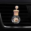 Sweet Smelling Auto Decor PerfumesClip Essential Oils Diffuser Air Freshener PerfumesHolder Empty Glass Bottle Accessory