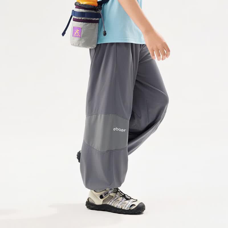 EBAER Kids' Lightweight Cooling Anti-Mosquito Color Block Sport Pants