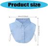 Multipurpose Detachable Shirt Collar in Assorted Color Comfortable Wear