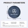 AAVM1 Suede Car Coaster Anti-slip Water Cup Heat Insulation Mat Decor For Mercedes Benz AMG A C E S G Class W201 W210 W108 W204 W205