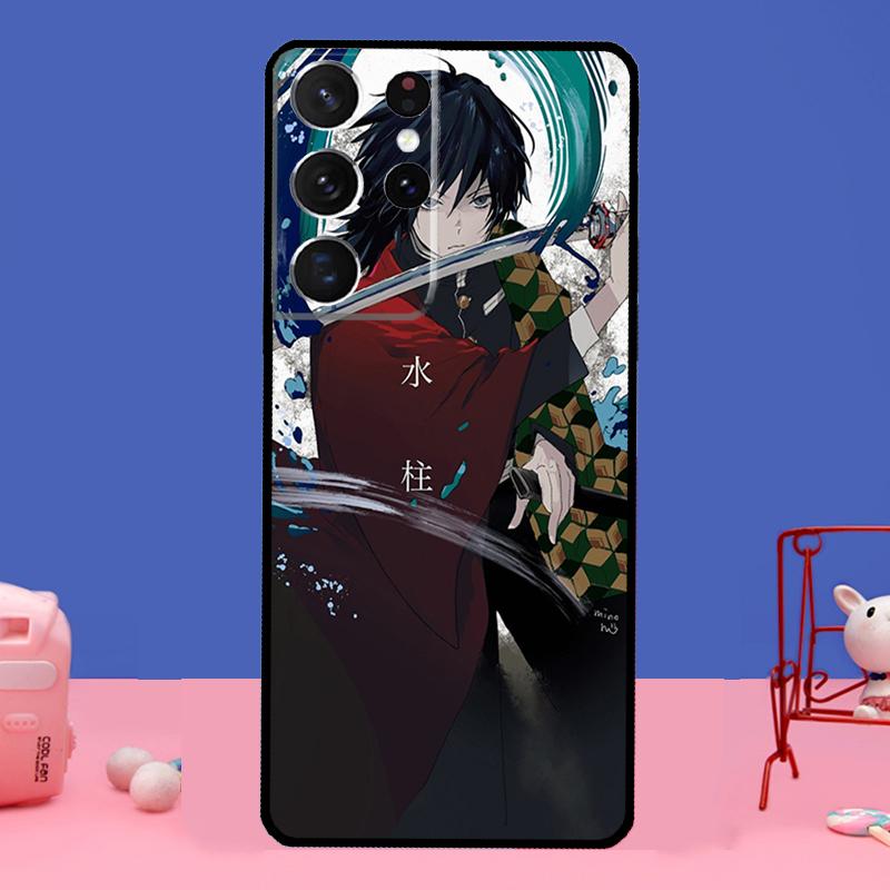 Giyu Tomioka Demon Slayer Kimetsu no Yaiba Case For Samsung Galaxy S21 Ultra S20 FE S9 S10 S21 Plus Note 20 S22 Ultra Full Cover