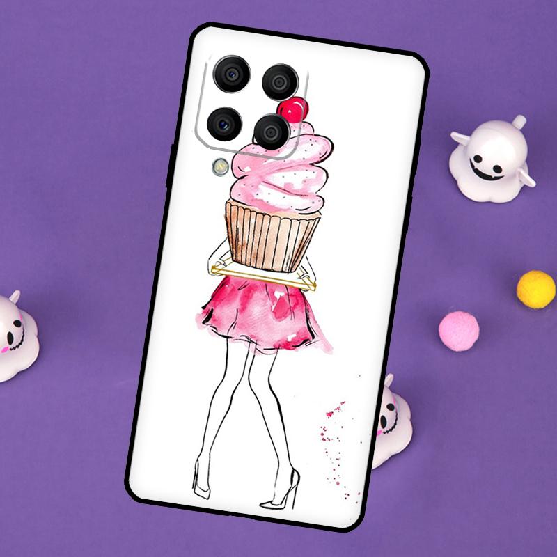 City Fashion Girl Cover For Samsung Galaxy M55 M15 M33 M13 M23 M53 M31 M51 M14 M34 M54 M20 M30s M52 M32 Case
