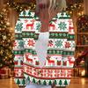 Women's Christmas Print Long Sleeve Knit Cardigan Button Front Sweater