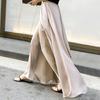Summer High Waist Droop Feels Loose Show Thin Drag Ground Wide Leg Pants Female Summer