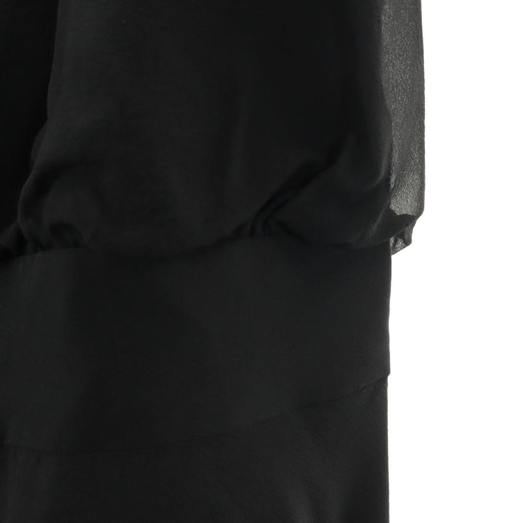 GRACE CONTINENTAL Seide Ärmellos Mini Kleid 36 schwarz Damen Gebraucht