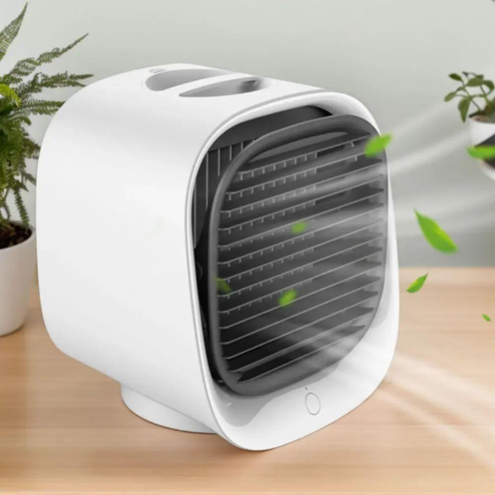 Portable Design Spray Fan Desktop Size Humidification Fan Household Item Electric Fan Desk Place