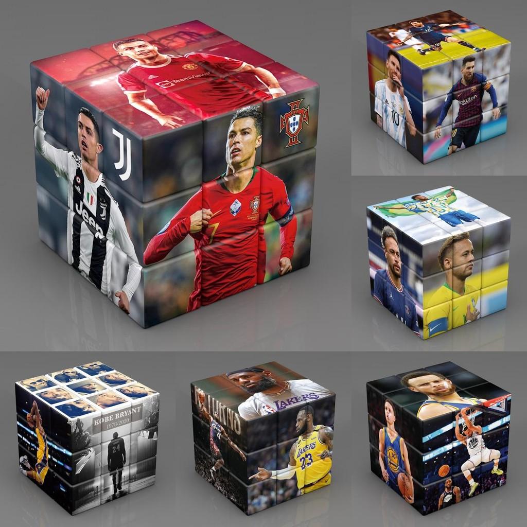 Unique Neymar Soccer Star Rubik's Cube Stylish 3x3 Puzzle Toy For Fans And Collectors