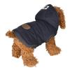 Warm Pet Clothes Winter Hooded Solid Jacket Coat For Small Dogs Cats Soft Windproof Puppy Button Costume Chihuahua Sphynx Outfit