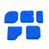 Blue 5-piece Silicone Sealant Profiler Putty Knife Caulking Scraper Sealant Spatulas