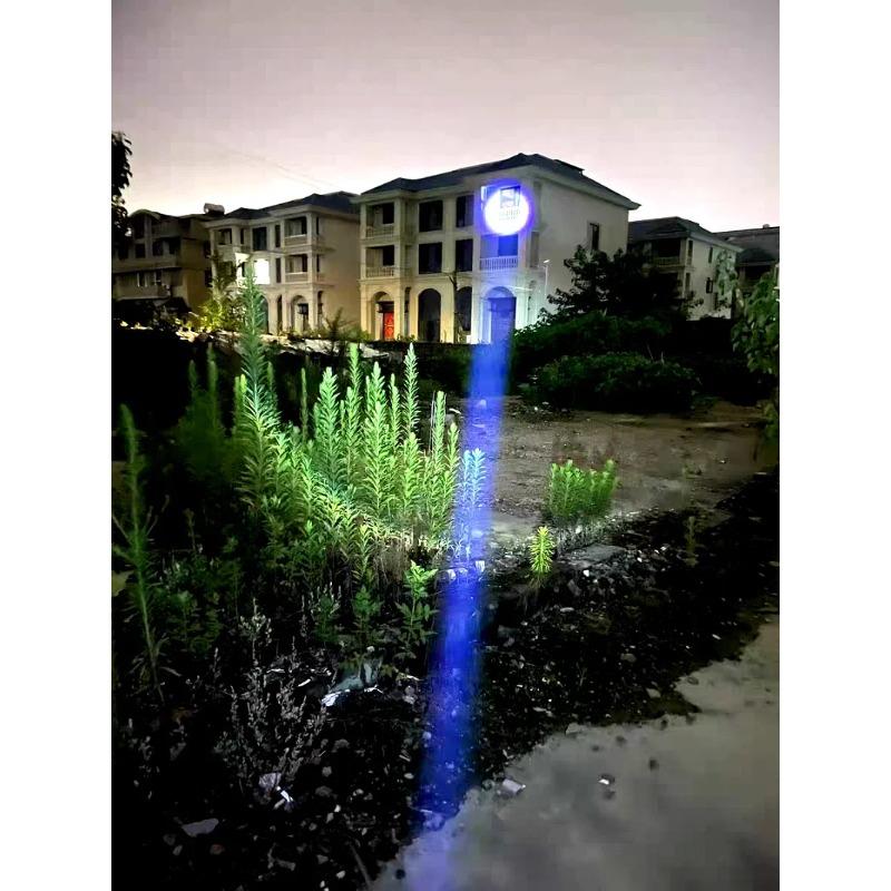 High Power Spotlight Long Range LED Flashlight Long Shot Torch Rechargeable Outdoor Hand Lamp Camping Lantern