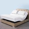 100% Cotton Fitted Sheet Set With Detachable Head Section Smart Bed Pure Color Cover Protector