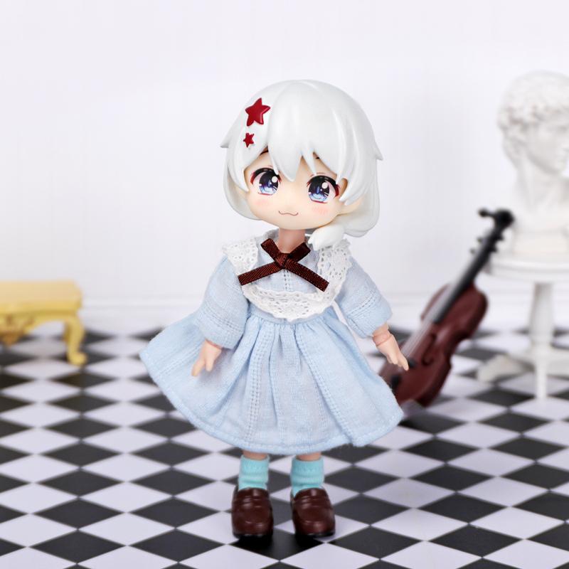 Ob11 Doll Lolita Dress Dress Collection Clothes Set for Obitsu11 GSC Molly 1/12 Doll Clothes Doll Accessories New 3 Color Cute Action
