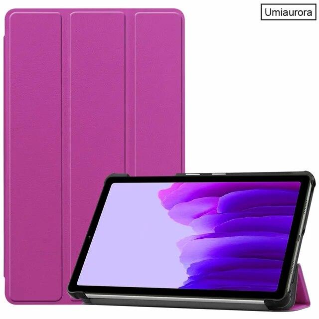 

Для Samsung Tab A8 10.5 2021 SM-X200 SM-X205 Smart Leather Flip Cover Протиударний чохол для Tab A7 Lite 10.4 SM-T500 SM-T220 Чохол S6 Lite 10.4 P615 фіолетовий