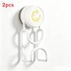 Plastic Suction Cup Bathroom Sink Storage Rack With Hook Wall Mount For Wet Room Use