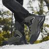 Men's Winter Waterproof Insulated Hiking Boots - Anti-Skid, Warm, Thick Velvet for Outdoor Snow Sports