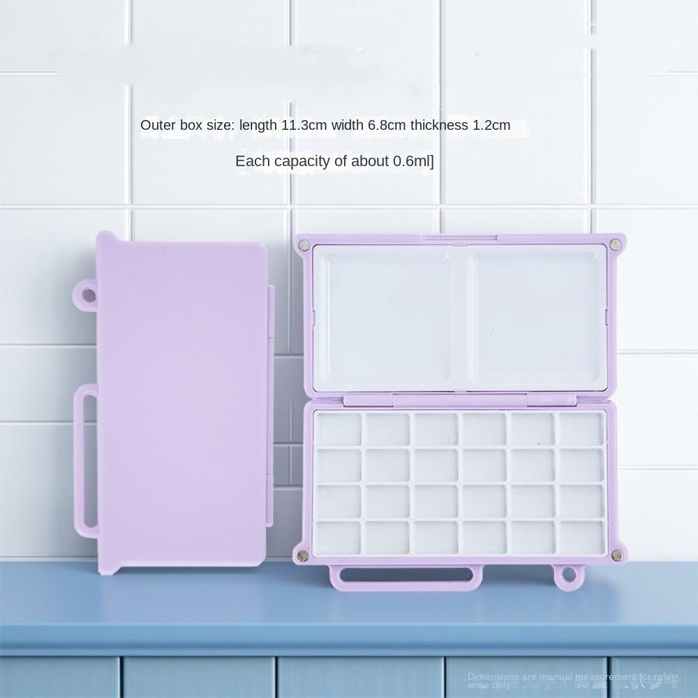 Palette Travel Plastic Painting Box Mini Portable Pigment Box New Watercolor Paint Subpackage